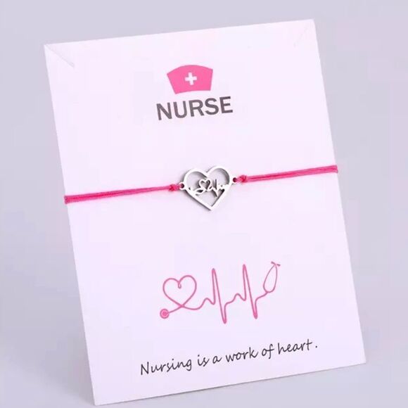 NURSE HEARTBEAT BRACELET  - Picture 1 of 3